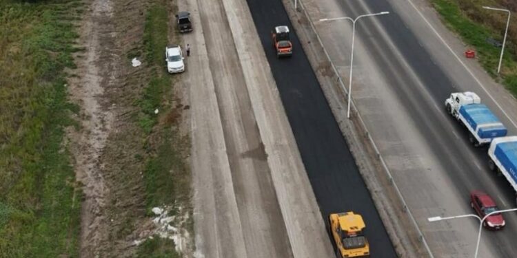 Avanza la obra del tercer carril de la autopista Rosario-Santa Fe