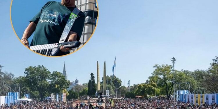 Alejandro Lerner brilló en San Lorenzo, en una jornada de actividades y memoria por Malvinas