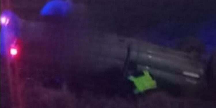 SAN GENARO DESPISTE Y VUELCO EN RUTA 65