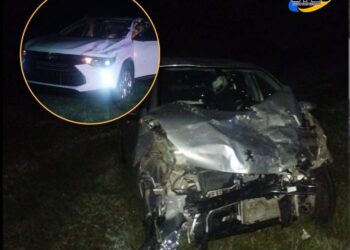 ACCIDENTE EN AUTOPISTA A LA ALTURA DE AROCENA