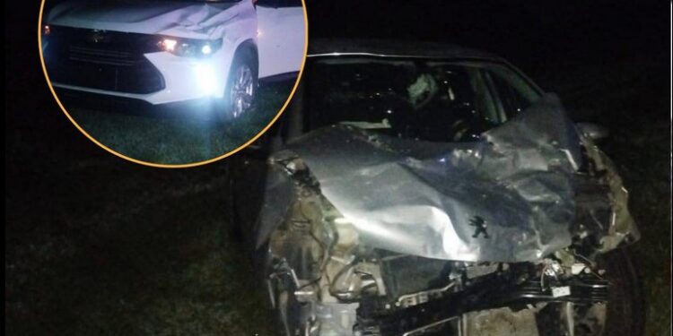 ACCIDENTE EN AUTOPISTA A LA ALTURA DE AROCENA