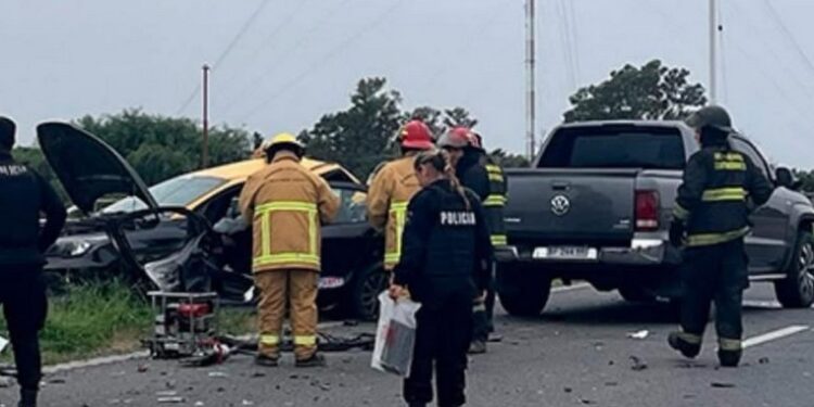 Rosario Accidente fatal en circunvalación. Una persona falleció cuando iba en un taxi