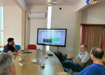 San Genaro: En el Salón “200 Años de la Independencia” la gestión municipal recibió al Gerente de Planta de PB Leiner Argentina S.A., Pablo Cerminato, y al Presidente de la Federación Industrial de Santa Fe, C.P. Javier Martín.
