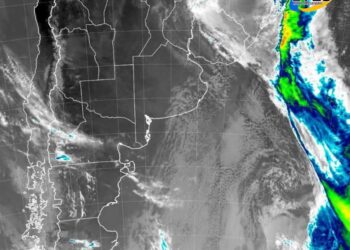 Reporte de actualización meteorológica. SUR de Santa Fe y aledaños. Aire frío se posiciona sobre la región.
