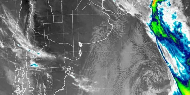 Reporte de actualización meteorológica. SUR de Santa Fe y aledaños. Aire frío se posiciona sobre la región.