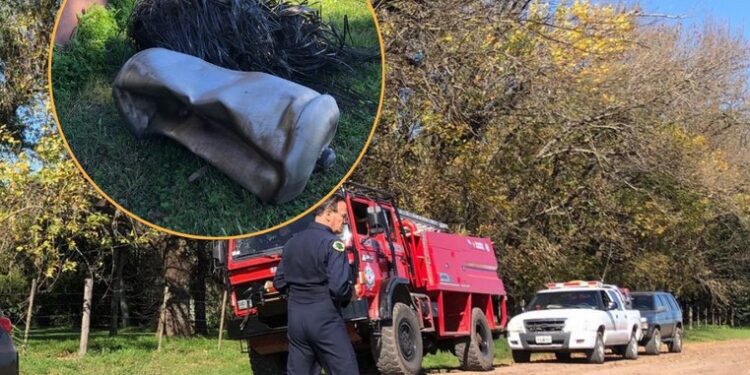 Cañada De Gómez Encuentran residuo espacial sin actividad de radiación en zona rural