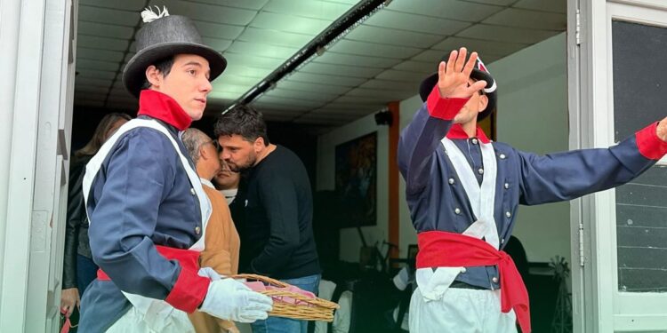 San Genaro Imágenes por el Acto del 25 de Mayo en la Ciudad