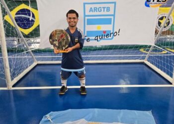 Tomás Quiroga, de Salto Grande, se consagró campeón con a la Selección Argentina de Talla Baja en la Copa Amistad 2025 disputada en Río de Janeiro.
