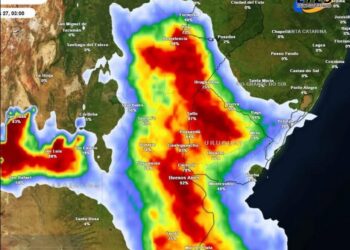 ALERTA POR TORMENTAS FUERTES EN BUENOS AIRES Y SANTA FE, QUE ANTECEDERÁN LA LLEGADA DEL FRÍO POLAR A ARGENTINA