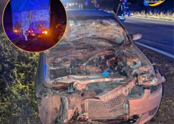 Armstrong: CHOQUE POR ALCANCE EN RUTA 15