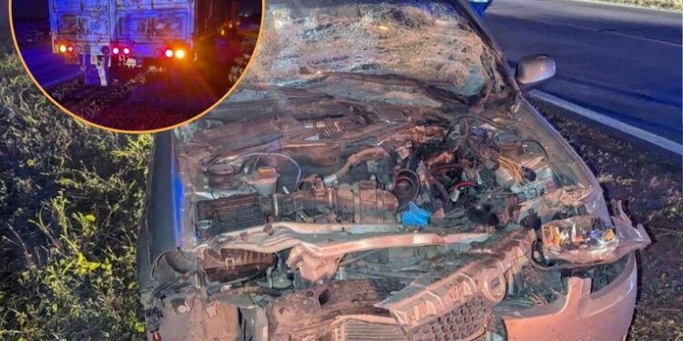 Armstrong: CHOQUE POR ALCANCE EN RUTA 15