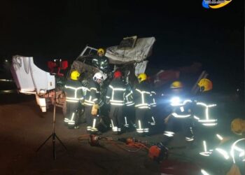 Ruta 33: impactante choque de camiones en Chabás