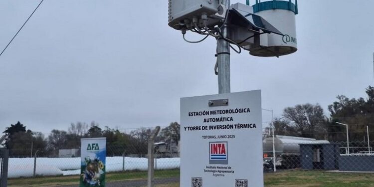 Totoras: NUEVA ESTACIÓN METEOROLÓGICA AUTOMÁTICA EN LA CIUDAD