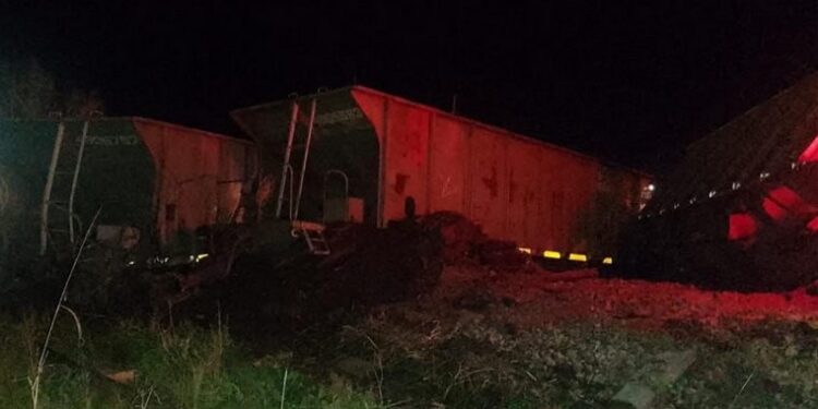 Anoche se produjo un siniestro vial entre un camión y el tren a la altura de Ricardone.
