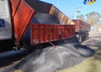 Casalegno: LA COMUNA ADQUIRIÓ CON FONDOS PROPIOS 90 TONELADAS DE ESCORIA DE ACERO