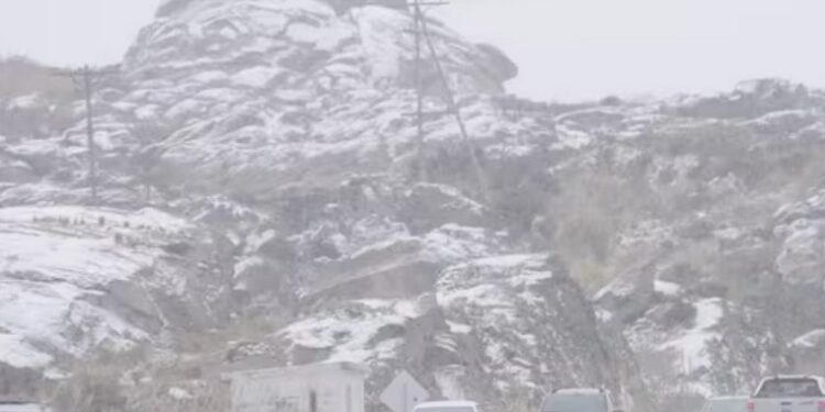 Llegó la nieve a Córdoba y cayeron suaves copos en la capital