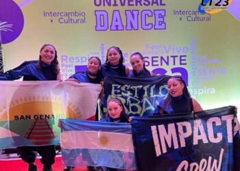 Sangenarinas con podio internacional en certamen de baile.