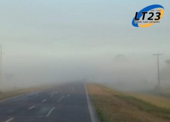 ATENCIÓN Visibilidad reducida por presencia de bancos de niebla y neblina en todo el territorio Provincial.