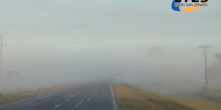 ATENCIÓN Visibilidad reducida por presencia de bancos de niebla y neblina en todo el territorio Provincial.
