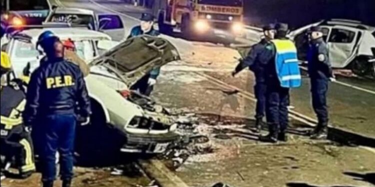 Concordia: un muerto y una bebé en terapia intensiva tras triple choque frontal