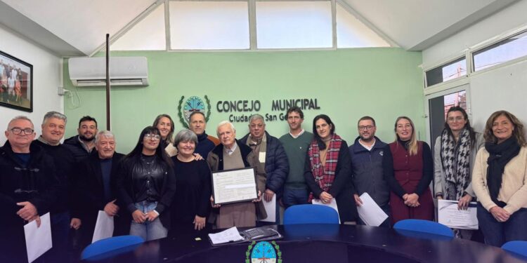 LA COOPERATIVA 19 DE SETIEMBRE AGRADECE EL RECONOCIMIENTO DEL CONCEJO MUNICIPAL DE SAN GENARO