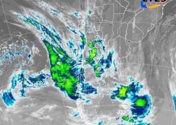 Reporte meteorológico. Provincias de Santa Fe; Entre Ríos; Córdoba; San Luis y aledaños.