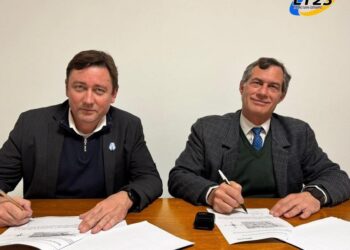 Esteban Motta y Pablo Verdecchia impulsan la pavimentación de la Ruta Provincial 20: Una obra clave para la producción regional