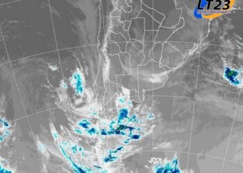 Reporte de actualización meteorológica. Santa Fe, Córdoba, Entre Ríos, San Luis y zonas aledañas.