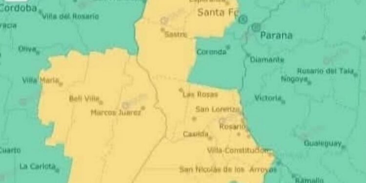 SISTEMA DE ALERTA TEMPRANA DEL SERVICIO METEOROLÓGICO NACIONAL PARA HOY