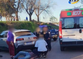 SAN LORENZO: un joven sufrió fractura de cráneo tras caer de su bicicleta