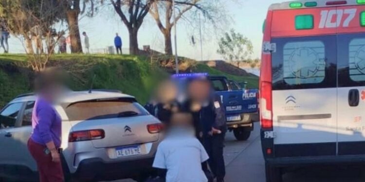 SAN LORENZO: un joven sufrió fractura de cráneo tras caer de su bicicleta