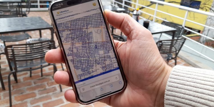 Litoralgas publicó en internet los mapas de su red