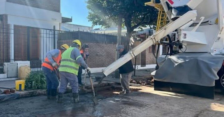 Cañada De Gómez: EL MUNICIPIO CONTINÚA A BUEN RITMO CON EL PLAN DE CONSERVACIÓN DE PAVIMENTO