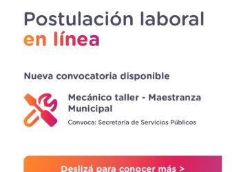 Cañada De Gómez: CONVOCATORIA LABORAL PARA SECRETARÍA DE SERVICIOS PÚBLICOS