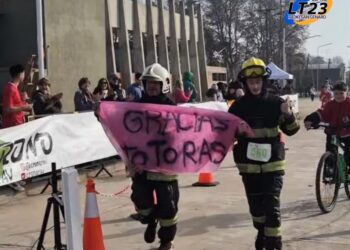 Hoy, con más de 150 inscriptos, se corrió la 4ta Maratón Domingo Polidoro que invitó a corredores de toda la provincia a recorrer las calles de Totoras.