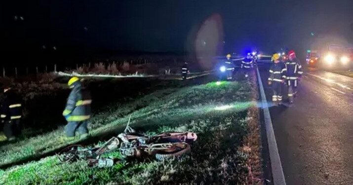 Cañada De Gómez: Accidente en Ruta 91 entre una moto y una camioneta. Una jóven de Bustinza con lesiones