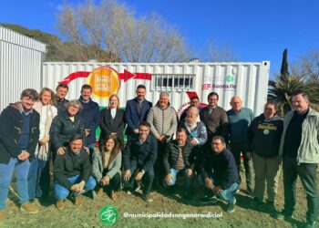 San Genaro: Esta mañana, en el Complejo Ambiental San Genaro, se llevó a cabo la inauguración de la Planta de Residuos de Aparatos Eléctricos y Electrónicos (RAEEs) del Consorcio GIRSU San Jerónimo.