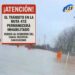 La Comuna de Irigoyen comunica que el tránsito por la Ruta 41S se encuentra inhabilitada debido al desborde del Canal Irigoyen-San Eugenio.