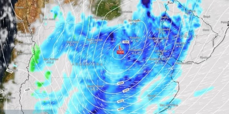 LLEGA LA TORMENTA DE SANTA ROSA ESTE FIN DE SEMANA: PODRÍAN CAER MÁS DE 100 MILÍMETROS EN LA REGIÓN CENTRAL DE ARGENTINA