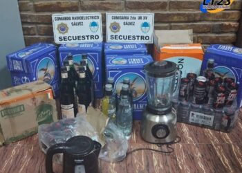 Gálvez: Robaron bebidas y otros elementos en vecinal Tropezón