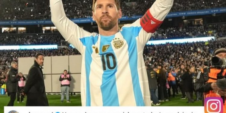 LEO MESSI: “UNA NOCHE MUY ESPECIAL QUE TODAVÍA ME DEJA SIN PALABRAS DE LA EMOCIÓN