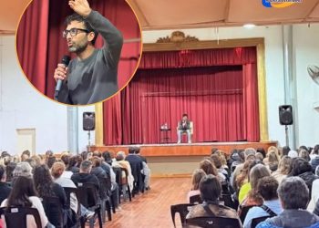 San Genaro: En el marco del 19° aniversario de la creación de la ciudad de San Genaro, anoche, 1° de septiembre, se llevó a cabo en el Salón Social del Club Atlético la charla-disertación a cargo del reconocido médico psiquiatra Dr. Lucas Raspall.