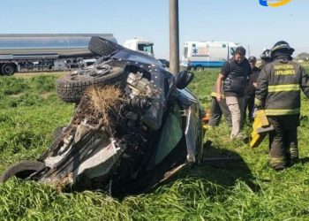 Accidente fatal en Ruta 34: un hombre murió y una mujer resultó herida tras un vuelco en jurisdicción de Susana