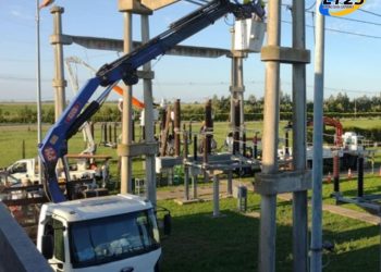 CORTE DE ENERGÍA EN GÁLVEZ POR LOS FUERTES VIENTOS