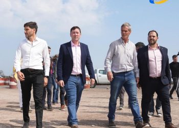 Esteban Motta junto a Pullaro en la recorrida por el departamento San Martín: “Este es un gobierno con los pies sobre la tierra”