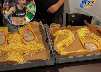 El Fideo más largo del mundo: el récord que originó el histórico tiro libre de Di María