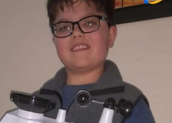 Franco Meyer, el pequeño meteorólogo de Correa que sorprende a la región