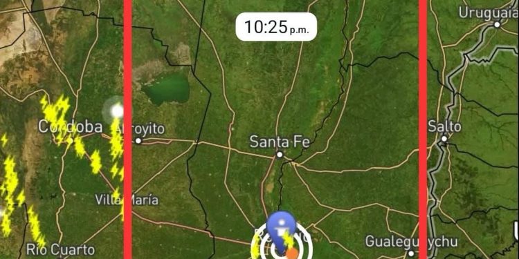 Atención provincia de Santa Fe: debido al ingreso de un frente frío y la formación de un centro de baja presión