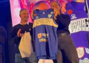 San Genaro: GISELA SCAGLIA PARTICIPÓ DEL 107 ANIVERSARIO DEL CLUB SPORTIVO