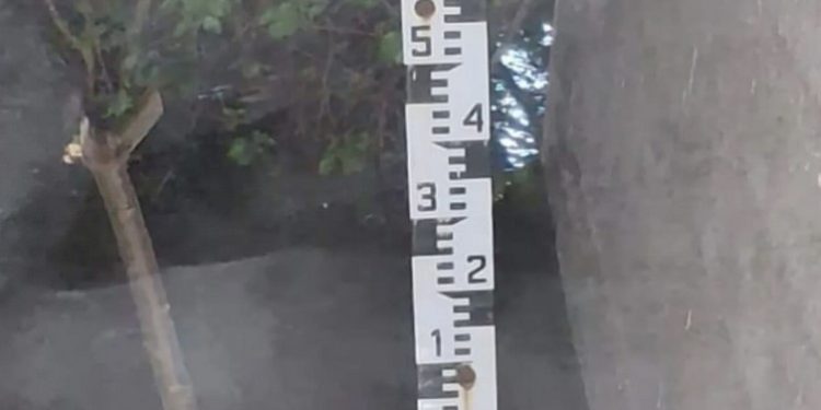 El Río Carcarañá registró una altura de 9,10 metros en el Puente de la Ruta Provincial N°10, a la altura de Pueblo Andino.